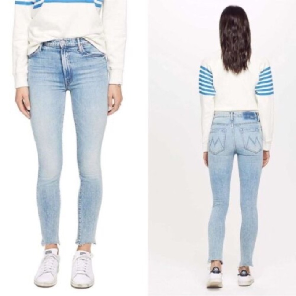 Mother Jeans - The Stunner Ankle Chew (Shade: Walking on Water)